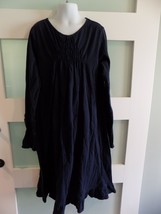 Lands&#39; End Navy Blue Long Sleeve Dress Size 12 Girl&#39;s - $338.60 MXN