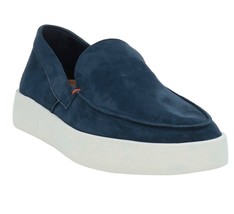 Santoni Rethink Men&#39;s Suede Blue Italy Sneakers Shoes Size US 13 Good Fo... - £416.01 GBP