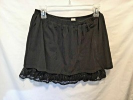 No Boundaries Girls Sz XL Black Skirt Sparkle Hem Layered  - $8.90
