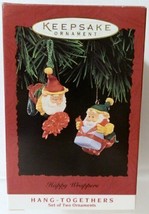 Hallmark QX6037 Happy Wrappers 2 Peice Set 1995 Keepsake Ornament - $15.20