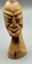 Hand Carved Totem Style Tiki Albuquerque NM Light Wood Matte Finish 7 In... - £13.30 GBP