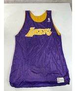 Vintage MacGregor Sand Knit Los Angeles LA Lakers Jersey Adult Small NBA - $54.14 CAD