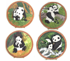 Giant Panda Hugs Collector Plate Bradford Exchange Will Nelson - £39.29 GBP