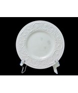 Wedgwood Patrician Vintage 1930&#39;s Cream Embossed Flowers &amp; Scrolls Dinne... - $16.95