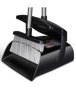 Broom and Dustpan Set for Home with Lid Indoor Upright Dustpan Broom and... - $27.27