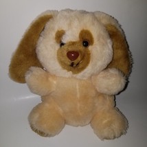 VTG America Wego Peach/Tan Brown Bunny Rabbit Plush Stuffed Animal Easter 1982 - £39.52 GBP
