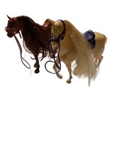Spirit - Riding Free - 2 Horses - Brown &amp; Cream DWA - Just Play - Doll Horse - £11.86 GBP