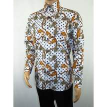 Mens Sports Dress Shirts By AXXESS From Turkey 100% Egyptian Cotton 622-04 White image 8