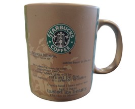 Starbucks 2006 Coffee Land Origin Ceramic Coffee Mug 14 oz. Mermaid. - £8.60 GBP