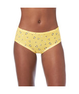 No Boundaries Women&#39;s Cotton Hipster Panties Size X-LARGE Ribbed Yellow ... - £8.95 GBP