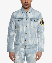 Sean John Men&#39;s Patch Back Denim Jacket, Size XL, MSRP $149 - £44.97 GBP