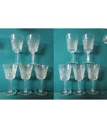 &quot;Waterford&quot; Alana Pattern Incised Mark Wine And Water Goblets Pick 1 SET - €217,37 EUR