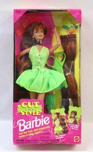 1994 &quot;Cut &amp; Style&quot; Redhead Red Hair Ginger Barbie w/Hair Piece-Green Dre... - £46.85 GBP