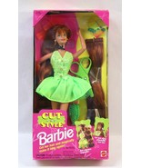 1994 &quot;Cut &amp; Style&quot; Redhead Red Hair Ginger Barbie w/Hair Piece-Green Dre... - £47.64 GBP