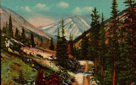 Torrey&#39;s Peak Colorado Loveland Pass Highway Vintage Lunen 1935 Postcard-bk37 - £4.74 GBP