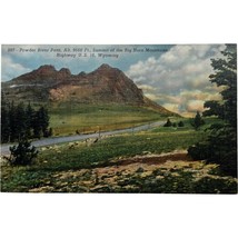 Vintage Postcard, Powder River Pass, Big Horn Mountains, Wyoming - £7.84 GBP