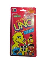 My First UNO Sesame Street Big Bird Ernie Bert Cookie Monster 1992 Cards NOB - £12.15 GBP