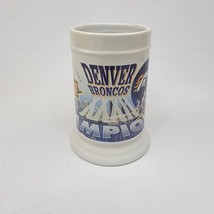Denver Broncos Super Bowl XXXII Champions 1998 Large Mug Stein Cup 5.5&quot; - £7.41 GBP
