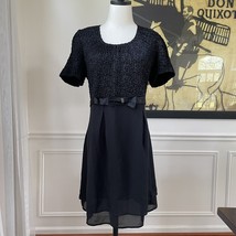 80s Jeffrey &amp; Dara by Tom Bara Little Black Dress 14 - $458.62 MXN