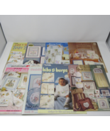 Counted Cross Stitch Pattern Book for Baby Vtg 80s 90s Stoney Creek Leis... - $37.32 CAD