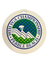Vintage 1977 59th PGA Championship Pebble Beach Round Plastic Bag Tag - £7.74 GBP