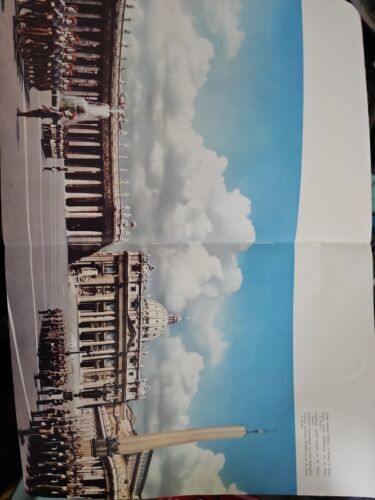 Citta' Del Vaticano Art And Architecture Book Fold Out Vintage Item image 5