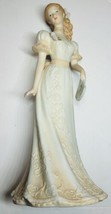 Vintage 9” Masterpiece Porcelain by Homco &quot;Victoria&quot; Figurine 1991 Mizuno Signed - $33.66