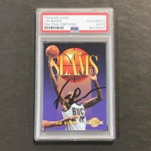 1995-96 Skybox Basketball #301 Vin Baker Signed Card PSA/DNA Slabbed Bucks - £39.90 GBP