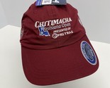 Chitimacha Louisiana Open Hat Cap Adjustable NWT Red Korn Ferry Tour Ahead - $17.77