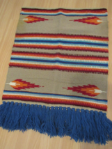 Vintage antique Navajo Wall Hanging Native American Southwestern Indian 39&quot;x28&quot; - £56.04 GBP