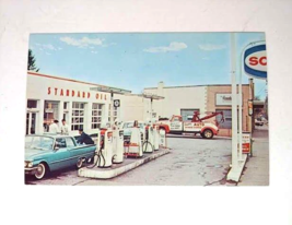 Standard Oil Gas Station 1962 Parma Ohio Ridge Rd Postcard Size Advertis... - £8.48 GBP