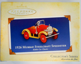 Hallmark  1926 Murray Steelcraft Speedster  Kiddie Car Classic 12th   Or... - £16.80 GBP