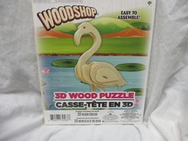 Wooden Flamingo 3D Wood Puzzle Easy To Assemble - $25.00