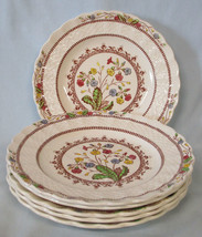 Spode Cowslip s713 Bread Plate 6 1/2&quot;, Set of 6, Older Back Stamp - $50.38