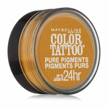 Maybelline New York Eye Studio Color Tattoo Pure Pigments, Wild Gold, 0.05 Ounce - £7.02 GBP