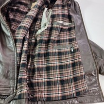 Preswick & Moore Outwear Men's  Brown Genuine Leather Jacket Size Large image 10