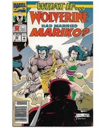 What If...? #43 (1992) *Marvel / Wolverine Had Married Mariko / Silver S... - $7.00