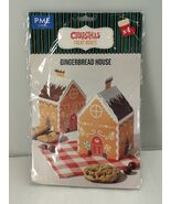 Pack of 4 Gingerbread House Favor Treat Boxes Christmas Holiday Party Su... - $176.51 MXN