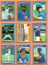 1985 Fleer Chicago Cubs Team Lot 13 diff Rick Sutcliffe Gary Matthews Team Card - £3.13 GBP