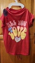 All You Need Is Love Valentine Dog Costume Shirt Pajamas Size Lg - $15.81