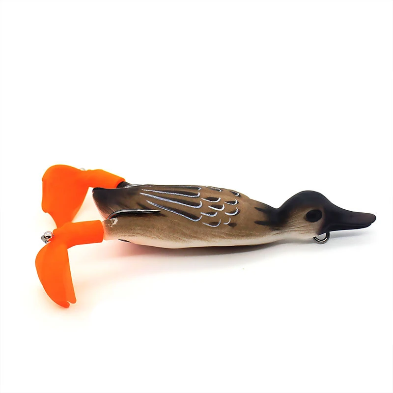 1PCS Propeller flipper duck Fishing Lure Soft Bait95mm/12g Artificial Bait 3D Ey - £47.48 GBP