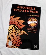 Rooster Wild Berry Tobacco Tin Advertising Sign Chew Discover a wild New... - $39.55