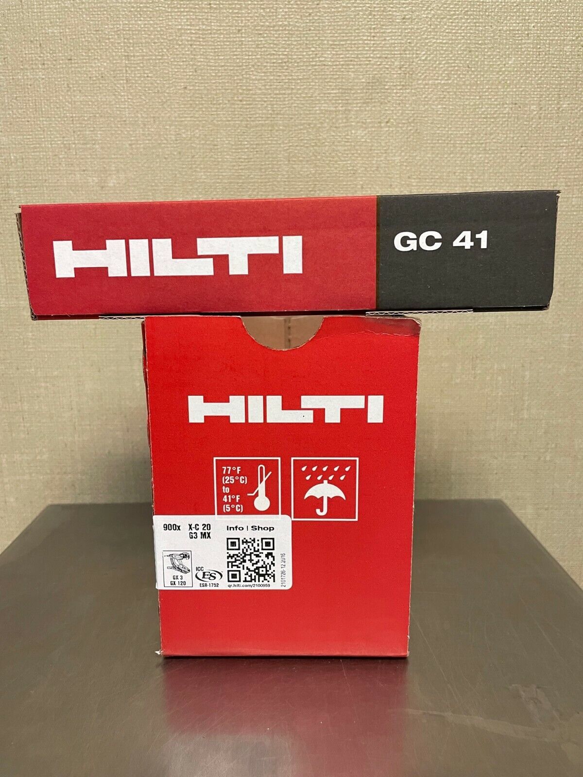 Hilti GX-3 mix case 2700 1/2" pins & 2700 3/4" pins & 6 GC-41 fuel free shipping - $891.00