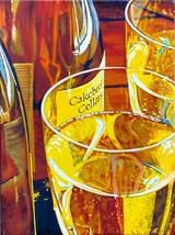 Lona CakeBread Chardonnay Hand Signed Wine Winery Cakebread Cellars Art - £632.18 GBP
