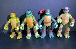 TMNT Ninja Turtles Action Figure 2014 Playmates Nickelodeon Donatello Raphael - £7.46 GBP
