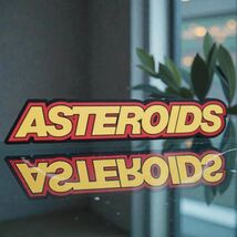Atari Asteroids Logo 3D Sign Classic Arcade Video Game Retro - $14.69