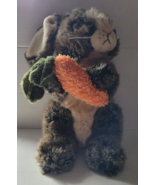 Stuffed Bunny Wondertreats Inc. Carrot Fuzzy Easter Bunny Cute Holiday Nice - £11.79 GBP