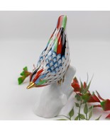 Hollohaza Fishnet Porcelain Bird Figurine - Wren on Branch - Hand-Painte... - $230.82 CAD