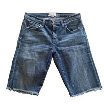 Current/Elliott Denim Cutoff Jean Shorts Bermuda 25 / 0 Distressed Style - $11.81 CAD