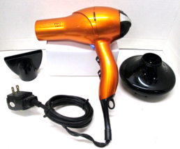 Infinitipro By Conair Hair Dryer 1875W Salon Performance Orange Hair Dryer - £21.25 GBP